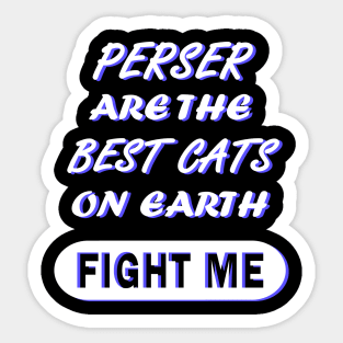 Persian cat gift women kitty Sticker